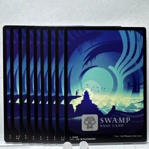 9x Swamp 0289 Full Art Lost Caverns of Ixalan MTG Magic The Gathering LCI 2023